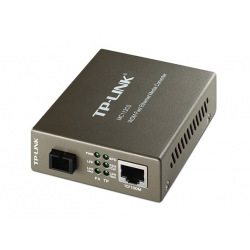 Медиаконвертер TP-LINK MC112CS 100Base-TX-100Base -FX, WDM (ТХ 1310nm, RX 1550nm), SM, 20km, SC (MC112CS)