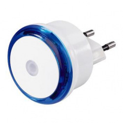 Мережевий LED світильник Hama "Basic", колір корпусу білий, колір підсвічування синій (00121969)