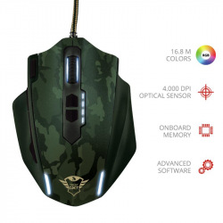 Мышка  Trust GXT 155C Gaming Mouse green camouflage (20853)