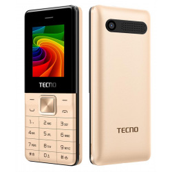 Мобильный телефон Tecno T301 Dual SIM Champagne Gold (4895180743337)