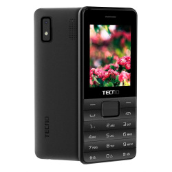 Мобільний телефон Tecno T372 Triple SIM Black (4895180746833)