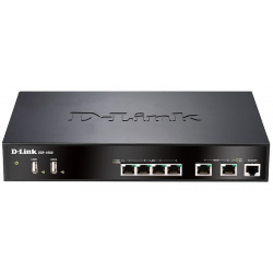 Мультисервiсний шлюз D-Link DSR-1000 4xGE LAN, 2xGE WAN, 2xUSB2.0, 1xRJ45 Cons (DSR-1000)