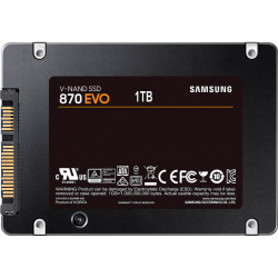 накопичувач Samsung SSD 870 EVO, 2.5’’, 1TB,  SATA MZ-77E1T0B/EU (MZ-77E1T0B/EU)