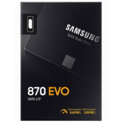 накопичувач Samsung SSD 870 EVO, 2.5’’, 500GB, SAT A MZ-77E500B/EU (MZ-77E500B/EU)