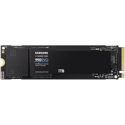 накопичувач Samsung SSD 990 EVO, 1Tb, PCIe 5.0, NV Me 990 EVO, 1TB, MZ-V9E1T0BW (MZ-V9E1T0BW)