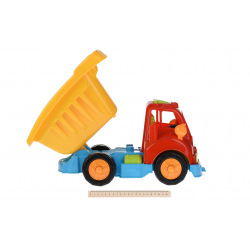 Набор для игри с песком Same Toy 11 од. грузовик червона кабіна / жовтий кузов  (968Ut-1)