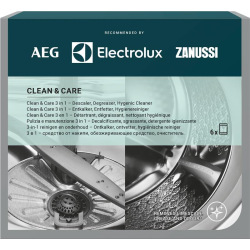 Набор Electrolux для чистки стиральных и посудомоечных машин, 6 саше x 50 гр (M3GCP400)