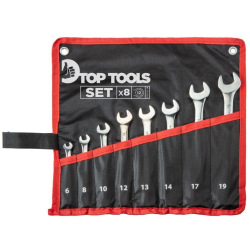Набор ключей комбинированных Top Tools, 6-19 мм, набор 8 шт. (35D360)