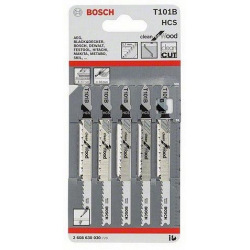 Набір пилок Bosch для лобзиків Wood, 10 шт. (2.607.011.169)