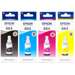 Чернила для Epson L300 EPSON 664  B/C/M/Y 4шт x 70мл SET664E