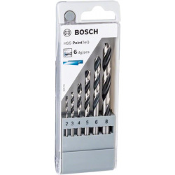 Набор сверл по металлу Bosch HSS PointTeQ 6 шт. (2.608.577.346)