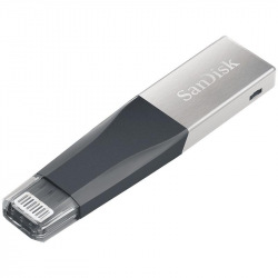 Флешка USB SanDisk 256GB iXpand Mini USB 3.0 /Lightning Apple (SDIX40N-256G-GN6NE)