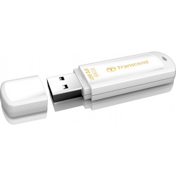 Флешка USB Transcend 64GB USB 3.1 JetFlash 730 White (TS64GJF730)