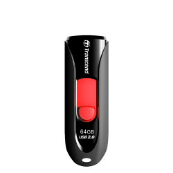 Флешка USB Transcend 64GB USB JetFlash 590 Black (TS64GJF590K)