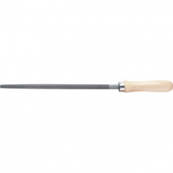 Напилок круглий 250 мм,  дерев’яна ручка,  СИБРТЕХ (MIRI16129)