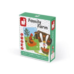 Настільна гра Janod Happy Families Ферма (J02756)