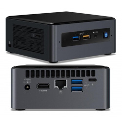 Неттоп INTEL NUC i5-8259U 4/8 2.3GHz 2xSO-DIMM G-LAN 4xUSB3.0 M.2 HDMI-USB Type-C 2.5"HDD Wi-Fi/BT (BOXNUC8I5BEH)