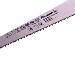 Ножівка по дереву для дрібних пильних робіт 320 мм, гартований зуб, суцільнолита однокомпонентна рукоятка, МТХ (MIRI231069)