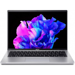 Ноутбук Acer Swift Go 14"  SFG14-71 14"  2.2K IPS, Intel i7-1355U, 16GB, F512GB, UMA, Lin, серебристый (NX.KF7EU.005)