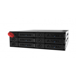 Отсек для накопителя CHIEFTEC Backplane CMR-625, 6x2.5" HDD/SSD,1x5.25" EXT Slot,SATA,черный,RETAIL (CMR-625)