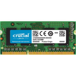 Пам’ять до ноутбука Micron Crucial DDR3 1600 2GB SO-DIMM 1.35/1.5V