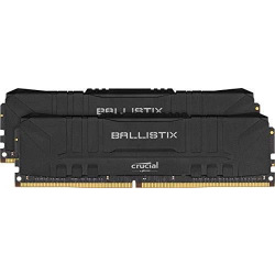 Пам’ять до ПК Micron Crucial DDR4 2666 16GB KIT (8GBx2) Ballistix Black (BL2K8G26C16U4B)