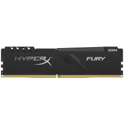 Оперативная память для ПК Kingston DDR4 2666 16GB KIT (8GBx2) HyperX Fury Black (HX426C16FB3K2/16)