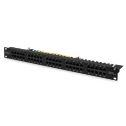 Патч-панель DIGITUS 19" 1U, 50 портів, Cat.3 UTP в зборі (DN-91350-1-B)