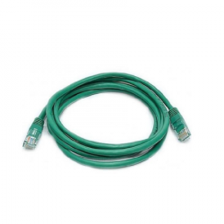 Патч-корд RJ45, UTP 5e, 1.0m, LSZH, зелений PCD-01001-0J (PCD-01001-0J)