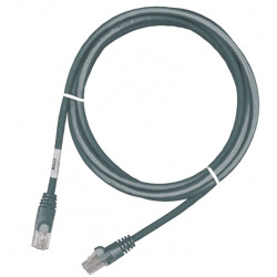 Патч-корд RJ45, UTP 5e, 3.0m, LSZH, сірий PCD-01005-0E (PCD-01005-0E)