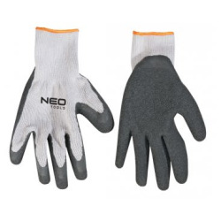 Перчатки Neo рабочие, х / б с латтексним покрытием, сопротивление прокола 3, 8 ", CE (97-601)