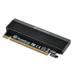Плата-адаптер PCIe x4 для SSD m.2 SATA + NVMe Thermal Solution (SST-ECM23)