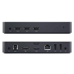 Порт-реплiкатор Dell USB 3.0 Ultra HD Triple Video Docking Station D3100 EUR (452-BBOT)