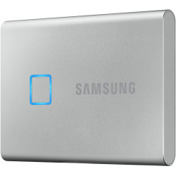 Портативный SSD 1TB USB 3.1 Gen 2 Samsung T7 Touch Silver (MU-PC1T0S/WW)