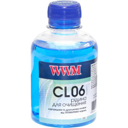 Промивна рідина (Очисна) для Картриджів) WWM для пігментних чорних чорнил 200г (CL06)
