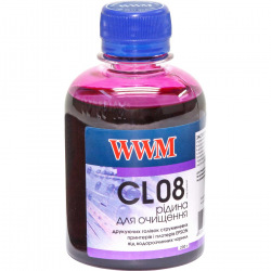 Промывочная жидкость (Очищающая) для Картриджей) WWM для водорастворимых чернил Epson 200г (CL08)