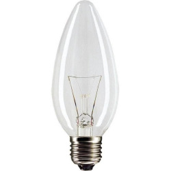 Лампа накаливания Philips E27 40W 230V B35 CL 1CT/10X10F Stan (921492044218)