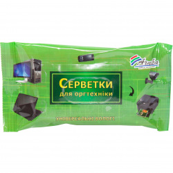 Салфетки Crystal Clean для оргтехники в мягкой упаковке 15шт (30665)