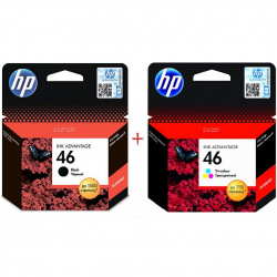 Комплект картриджей HP 46 Black/Color (Set46hp) для HP 46 Black CZ637AE