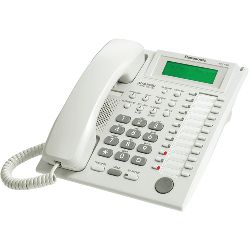 Системний телефон Panasonic KX-T7735UA White (аналоговий) для АТС Panasonic KX-TE/TDA (KX-T7735UA)