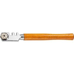 Склоріз 6-роликовий з дерев’яною ручкою,  SPARTA (MIRI872235)