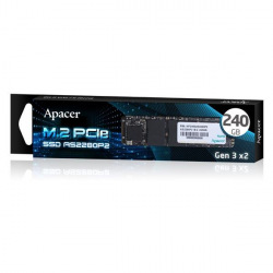Накопитель SSD M.2 Apacer 240GB AS2280P2 NVMe PCIe 3.0 2x 2280 TLC (AP240GAS2280P2-1)