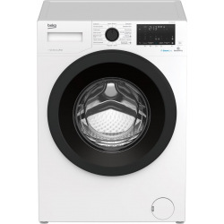 Пральна машина фронтальна Beko WTV7636XAW - 45 см./7 кг./ПАР/1200 об/15 +25 прогр/інв/дисп/А+++(-10%)/біла з чорним люком (WTV76