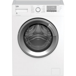 Стир. маш. фронт. Beko WUE6512XSSW - 41,5см/6кг/1000 об/15пр./диспл./А+++/белая/сер. люк+сер. диспл. (WUE6512XSSW)