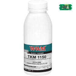 Тонер і Чіп WWM 90г Black (TC-TK-1150-90-WWM)