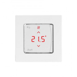 Терморегулятор Danfoss Icon RT Display On-Wall 0-40 ° C, сенсорный, накладной, 24V (088U1055)