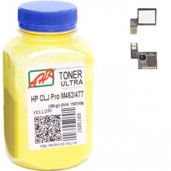 Тонер та Чіп для HP 410A Yellow (CF412A) АНК  Yellow 100г 1505173
