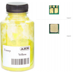 Тонер та Чіп для HP 205A Yellow (CF532A) АНК  Yellow 35г 1505184