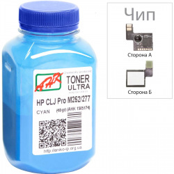 Тонер та Чіп для HP Color LaserJet Pro M277dw АНК  Cyan 40г 1505175