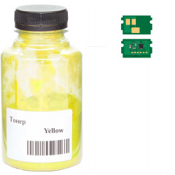 Тонер и Чип для Kyocera Mita Ecosys P5021, P5021cdn, P5021cdw АНК  Yellow 50г 3203379
